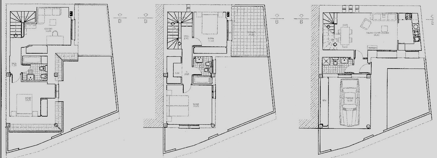 PARCELA, CON PROYECTO Y LICENCIA MUNICPAL PAGADA, PARA CONSTRUIR UNA VIVIENDA ADOSADA DE 117 M2 UTILES. SALON, COCINA, 4 HABITACIONES, 3 BAOS Y GARAJE. 